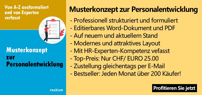 Musterkonzept zur Personalentwicklung