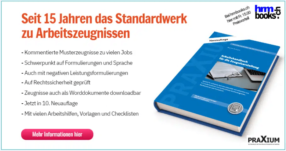 Arbeitshandbuch fuer die Zeugniserstellung