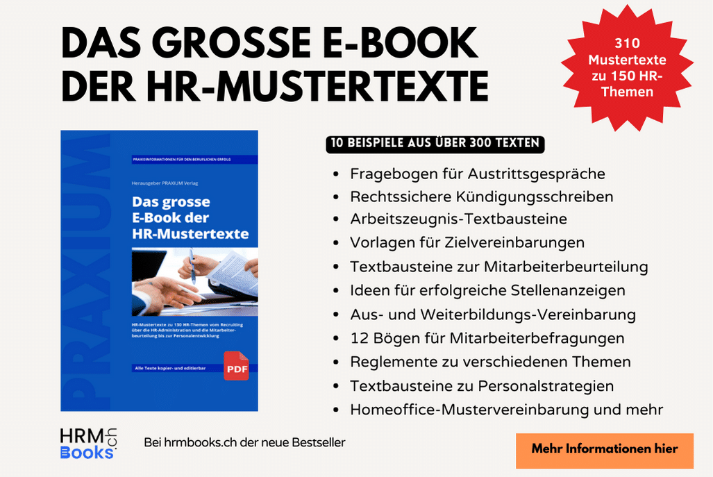 Das grosse E Book der HR Mustertexte 1